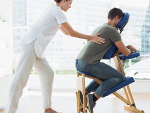 massage sur chaise
